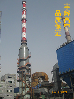 80米钢烟囱吊装