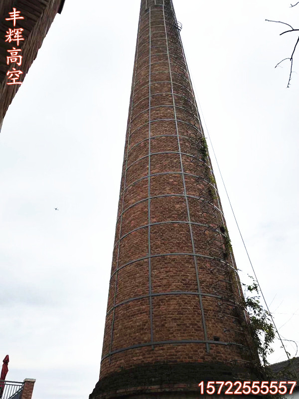 砖烟囱包箍防腐维修